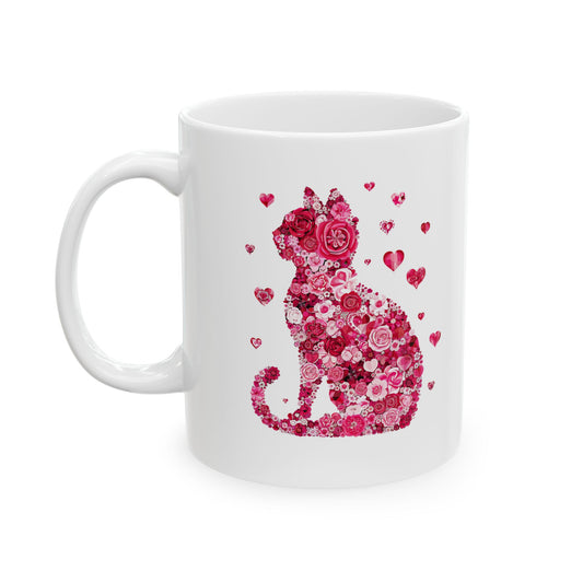 Roses for Cats Mug