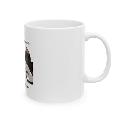 "They're Eating The Dogs Mug, They're Eating the Cats" Mug