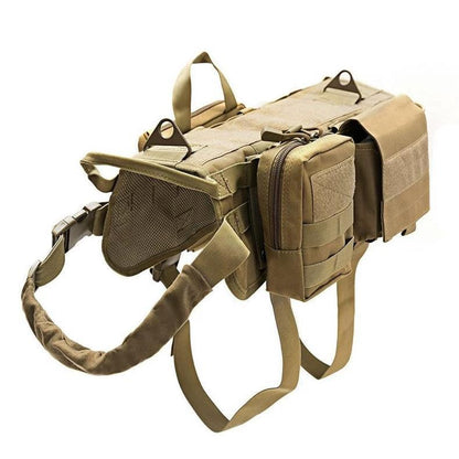 Tactical Dog Harness with Molle System