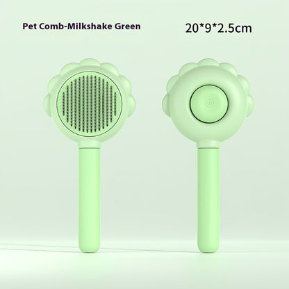 2 In 1 Self Cleaning Dog Brush Comb