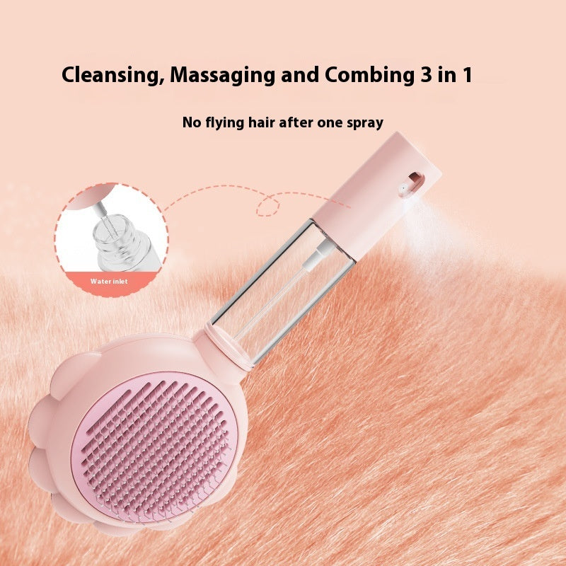 2 In 1 Self Cleaning Dog Brush Comb