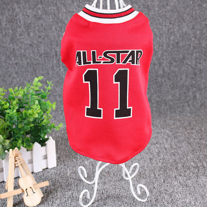 Hot World Cup Ball Spring And Summer Dog Vest