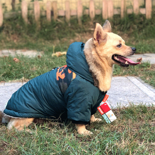 Pet Warm Coat with Traction Rope