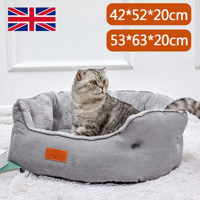 Soft & Cozy Washable Pet Bed for Dogs & Cats