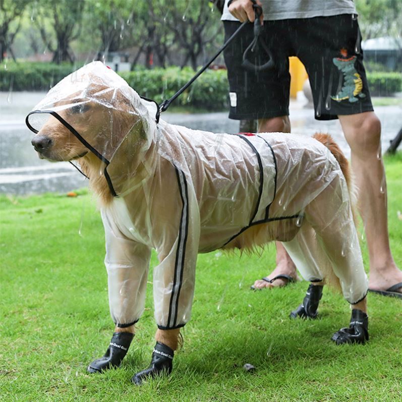 Large Dog Waterproof Raincoat