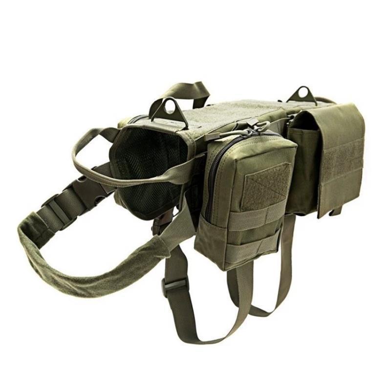 Tactical Dog Harness with Molle System