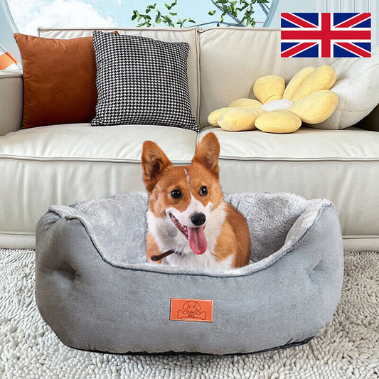 Soft & Cozy Washable Pet Bed for Dogs & Cats