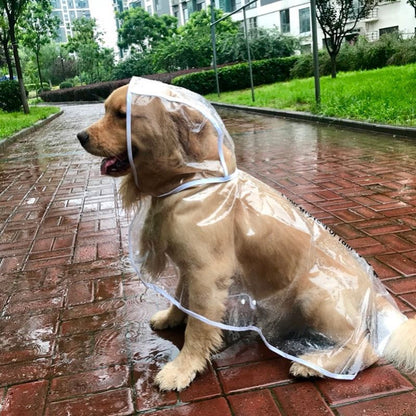 Large Dog Waterproof Raincoat