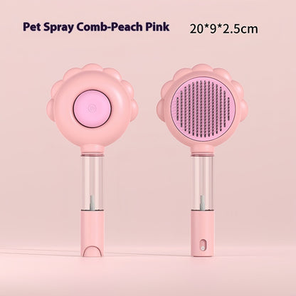 2 In 1 Self Cleaning Dog Brush Comb